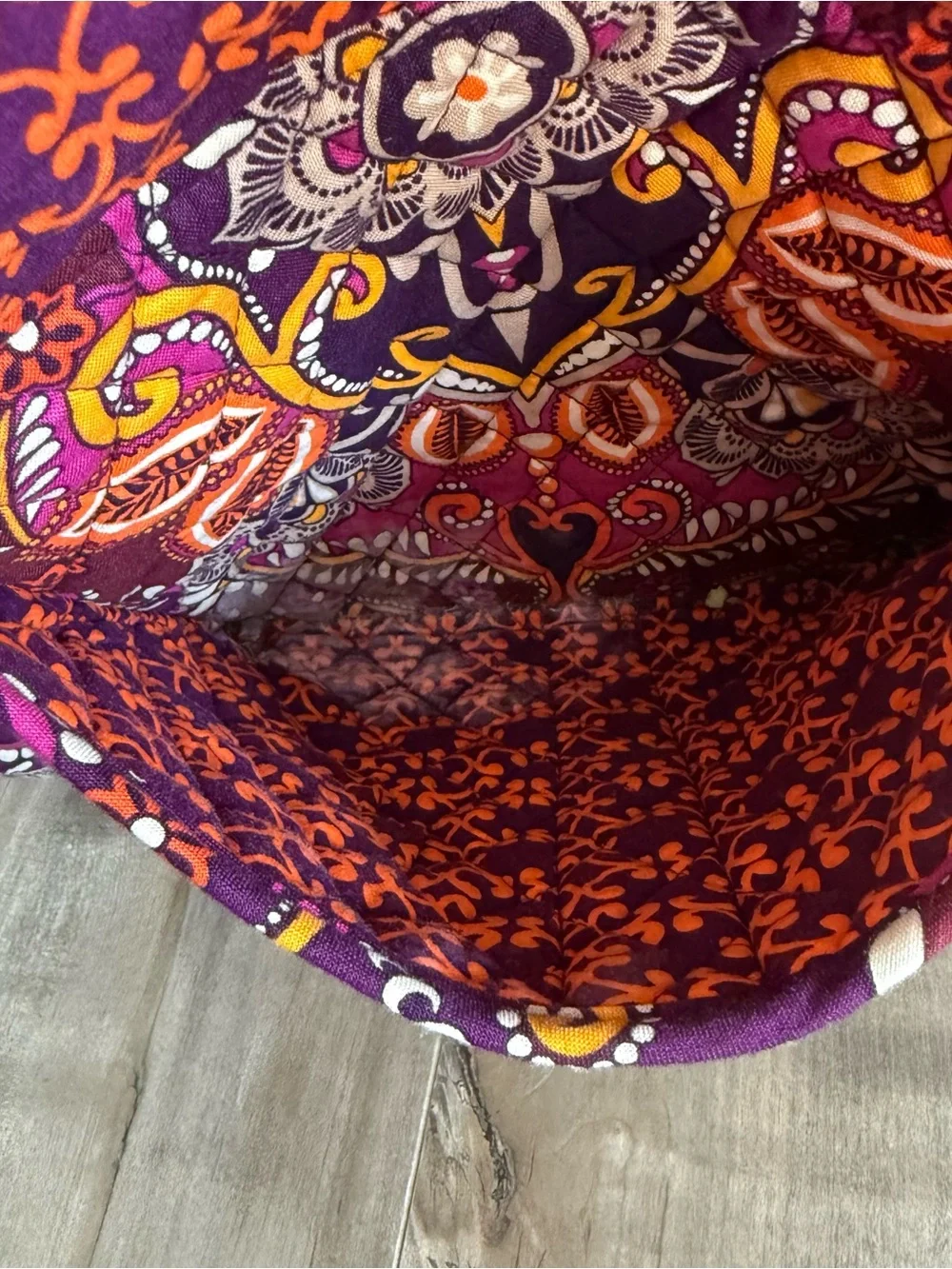 Vera Bradley‎ Safari Sunset Backpack Medium Bookbag Fall Paisley Floral RETIRED